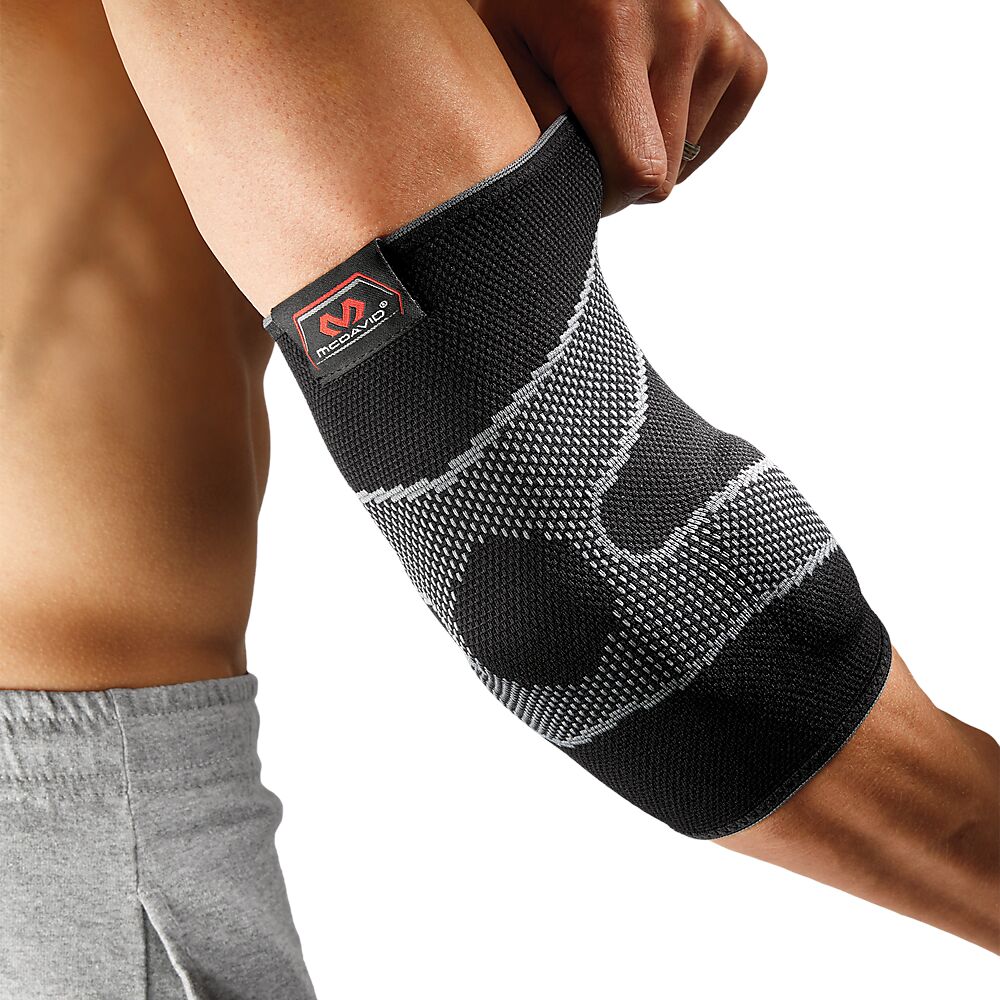 5130R-BK_Elbow Sleeve 4-way Elastic With Gel Buttresses Black_onBody.png