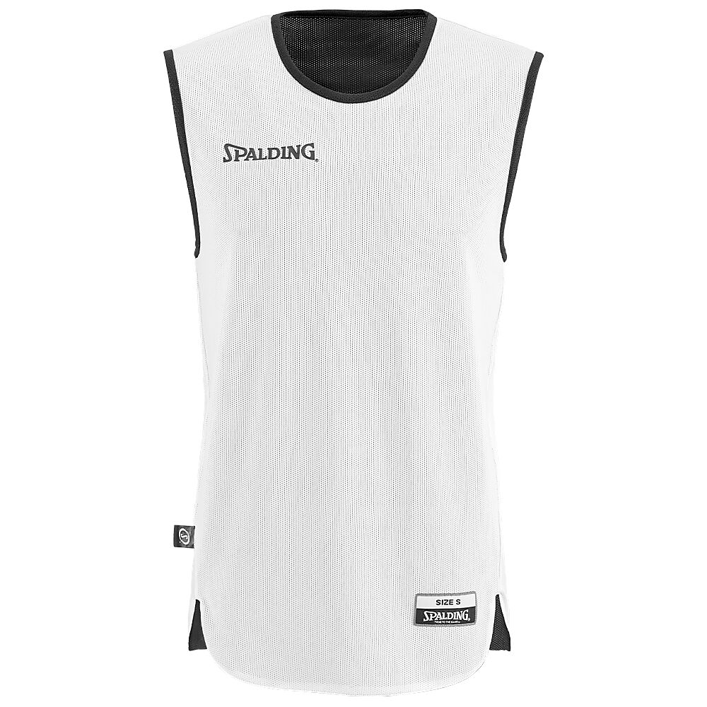 300401003-BKWH_Doubleface Kids Shirt Black-White_Front 2.png