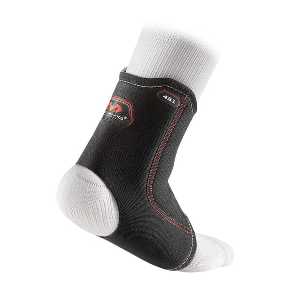 431R-BK_Ankle Support Sleeve Black_Back.png