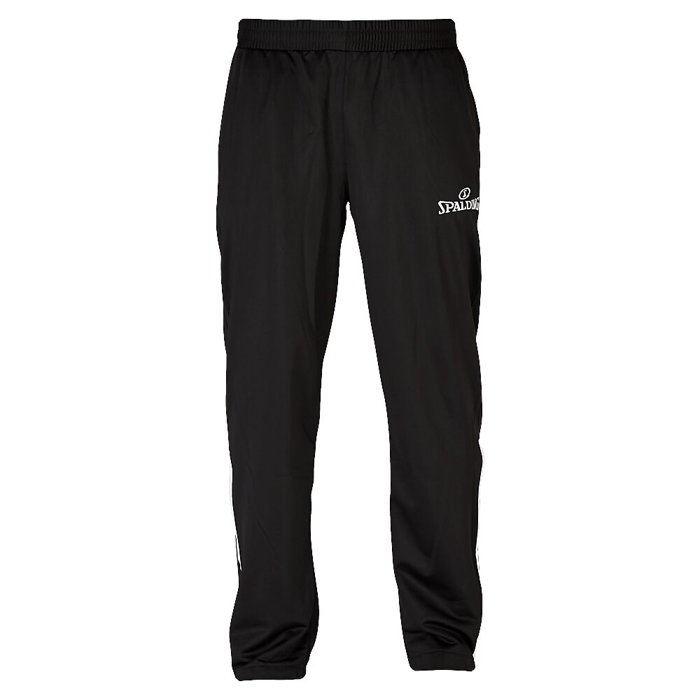 300502101-BKWH_Team Warm Up Pants Black-White_Front.png