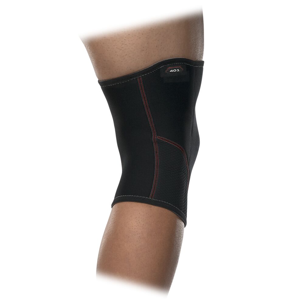 401R-BK_Knee Support Sleeve Black_Back.png