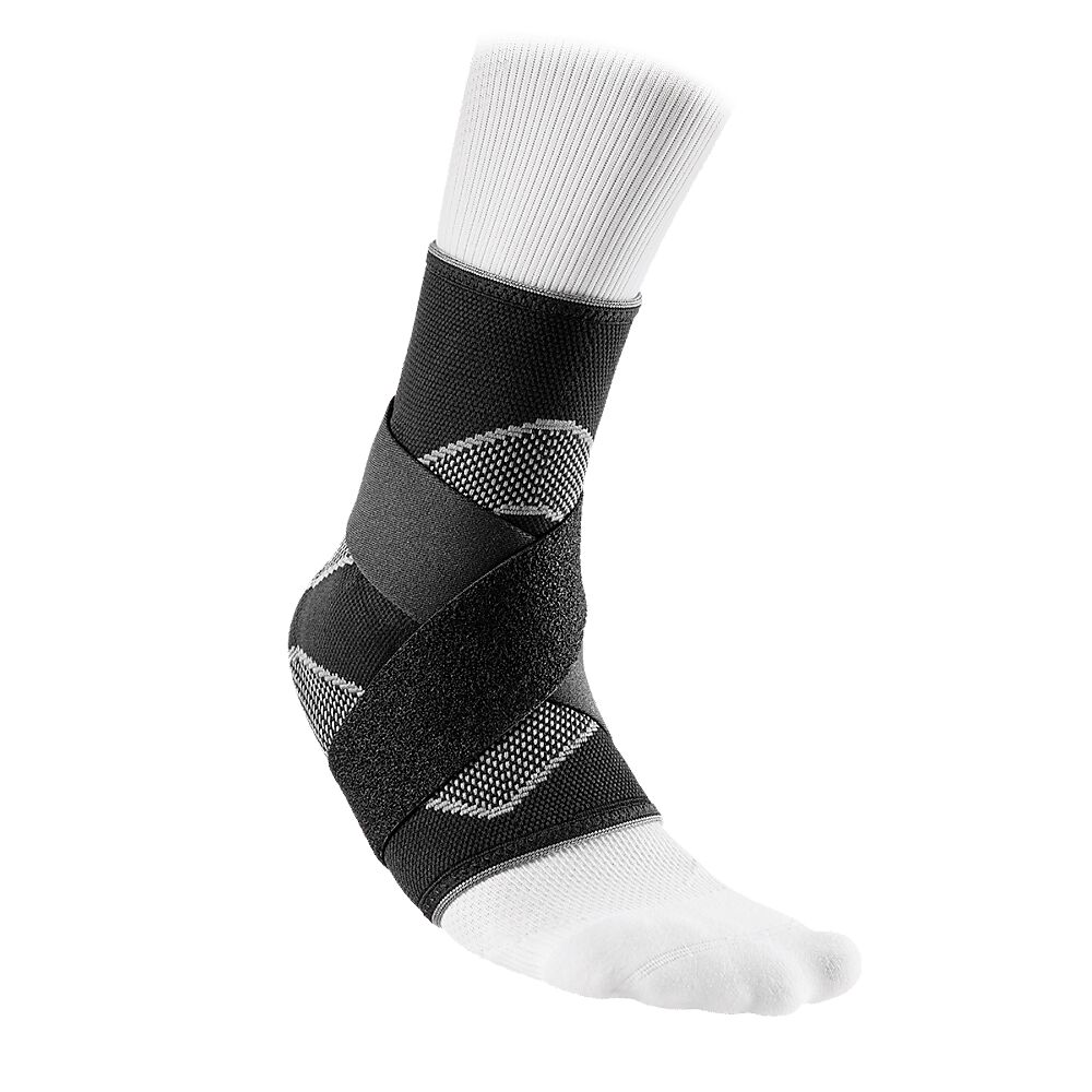 5122R-BK_Ankle Sleeve 4-Way Elastic With Figure-8 Straps Black_Main.png