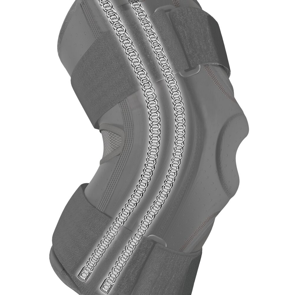 870-BK_Knee Stabilizer With Flexible Support Stays Black_Detail.png