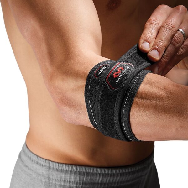 489R-BK_Tennis Elbow Strap With Pads Black_Detail.png