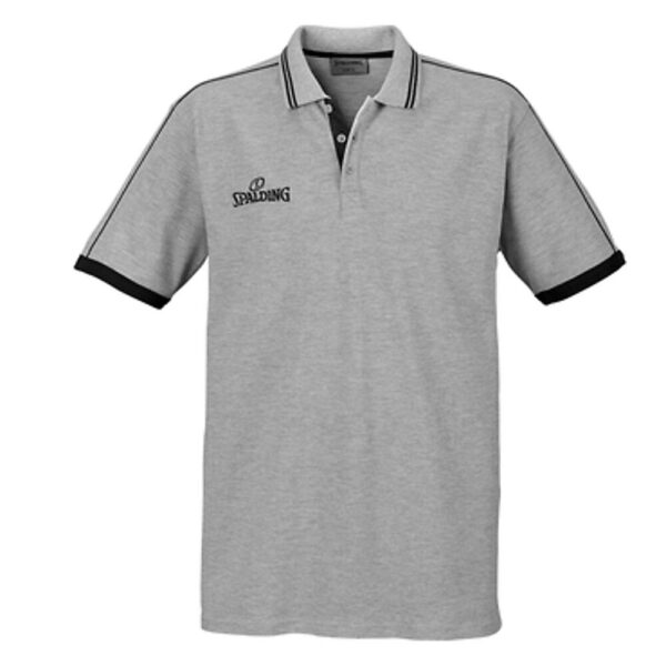 300279705_Polo Shirt Grey Melange-Black_Front.jpg