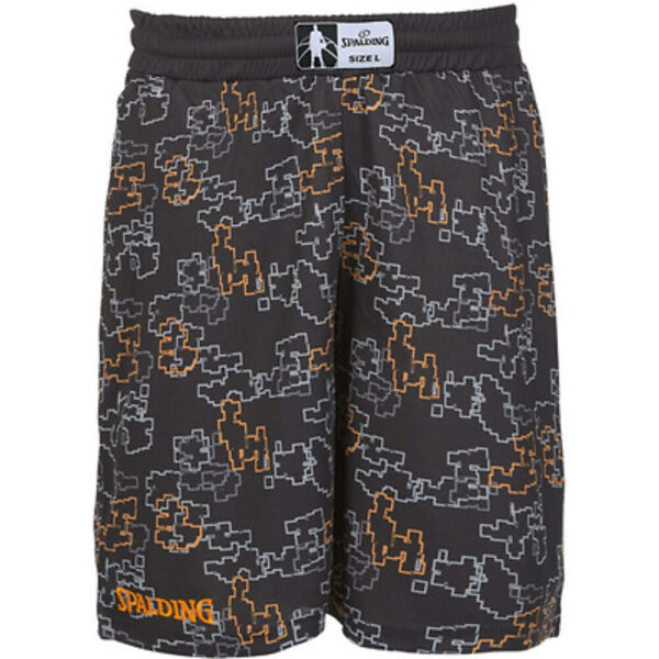 300600601_Street Single Shorts Black-Orange_Front.jpeg