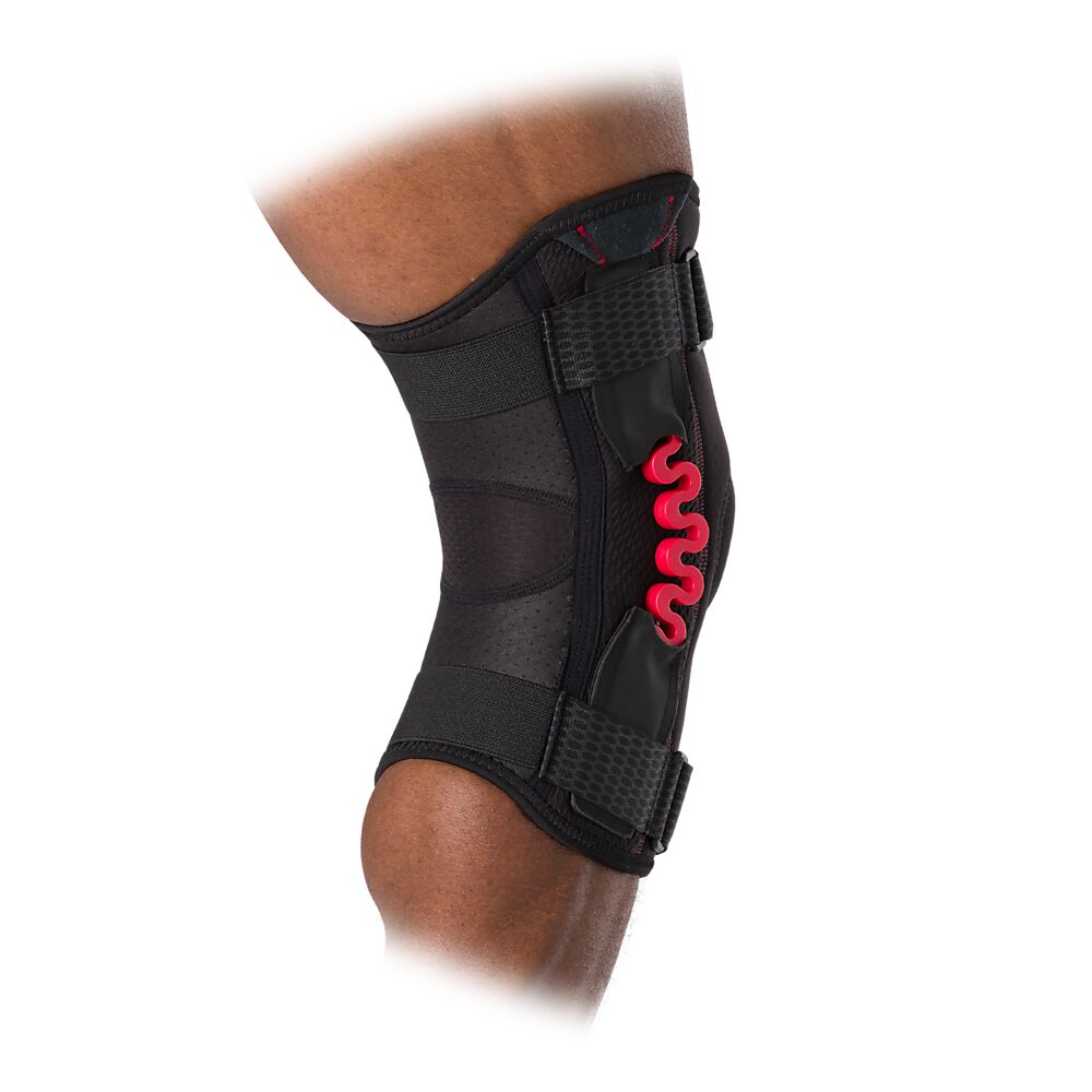 30630R-BK_NRG Knee Brace w Spring Hinge Heavy-Duty Black_Back.png