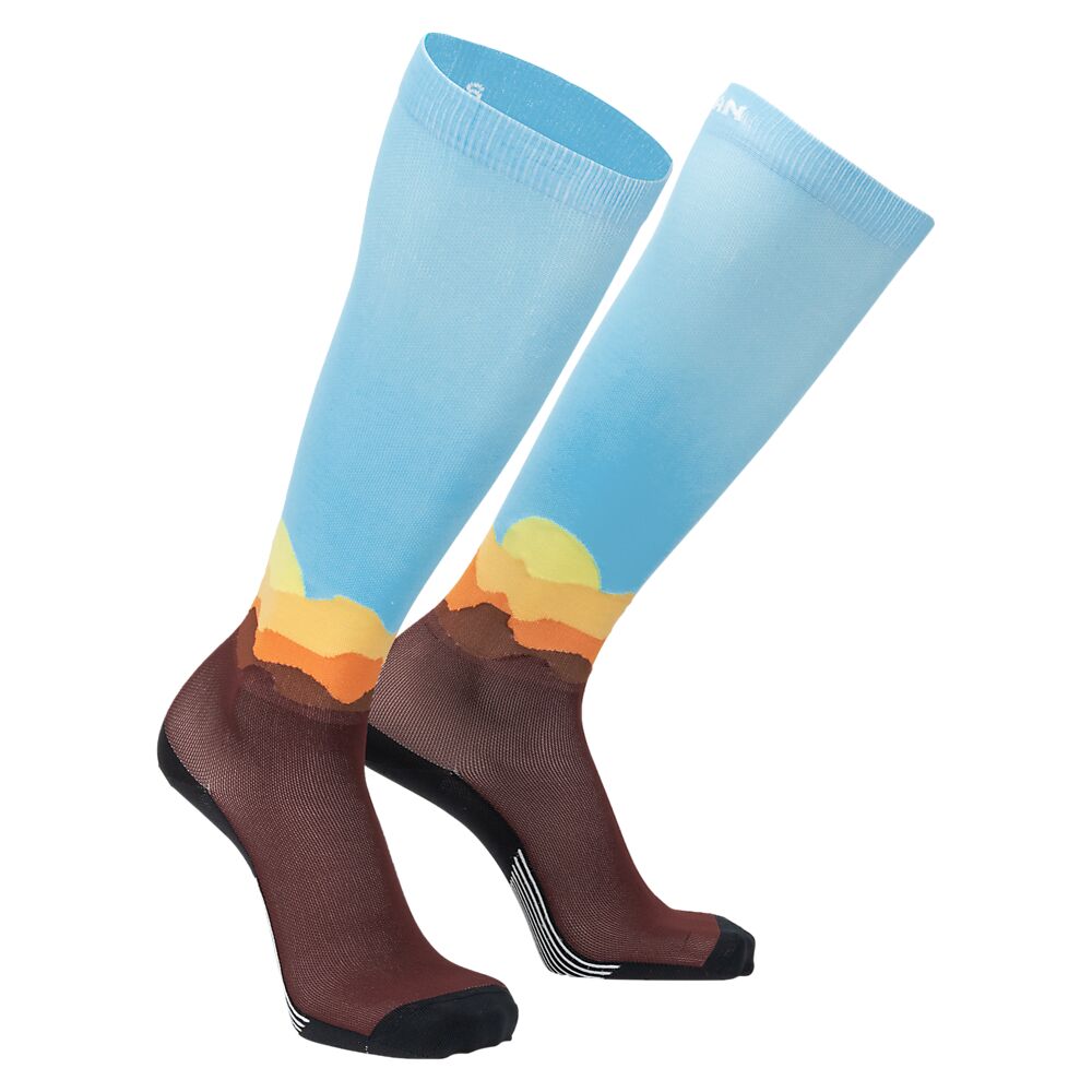 10680N-30073_Adventure Speed Compression OTC Socks Desert Sunset_Main.png