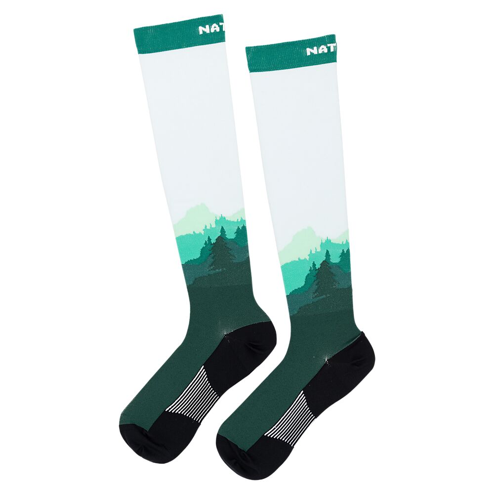 10680N-50127_Adventure Speed Compression OTC Socks Park Green_flat-1.png