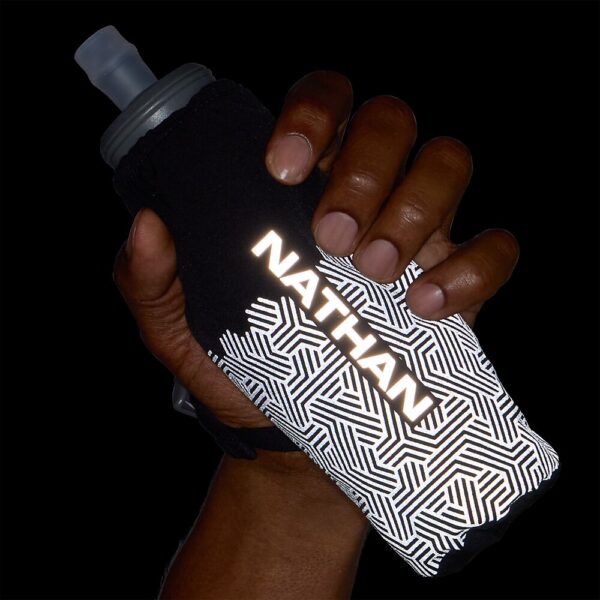 71040N-00320_Hypernight Pinnacle 14 oz Soft Flask Black-Hex Print_onBody 2.png