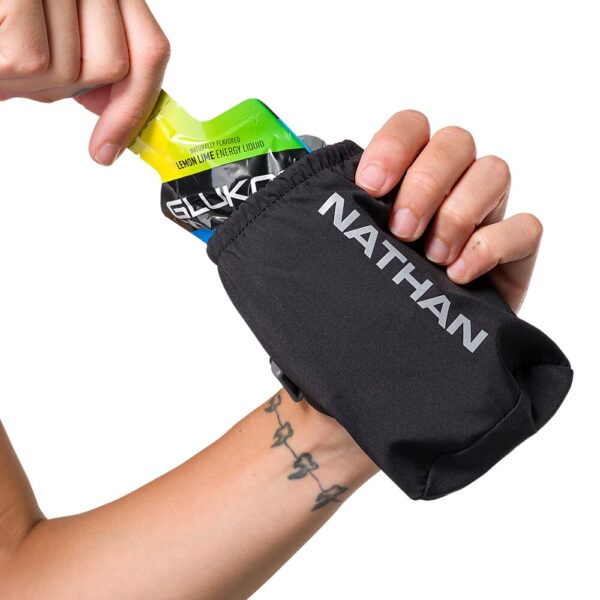 70700N-00010_Pinnacle 18oz Soft Flask Black-Reflective Silver_onBody 2.png