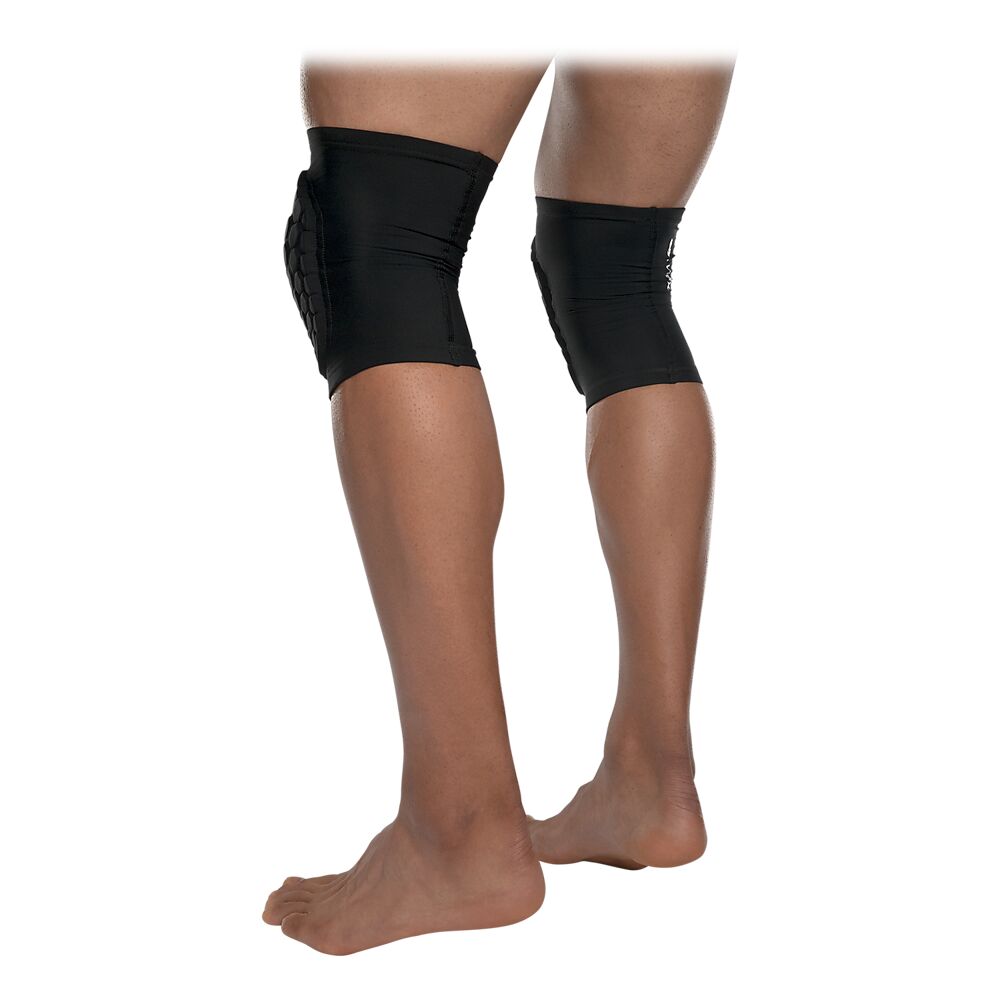 6440R-BK_Hex Knee Elbow Shin Sleeves Black_Back left.png