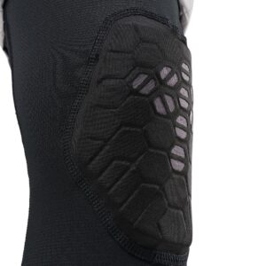 22460R-BKGR_HEX Viz Knee Sleeve Pair Yth Black-Grey_Detail 1.png