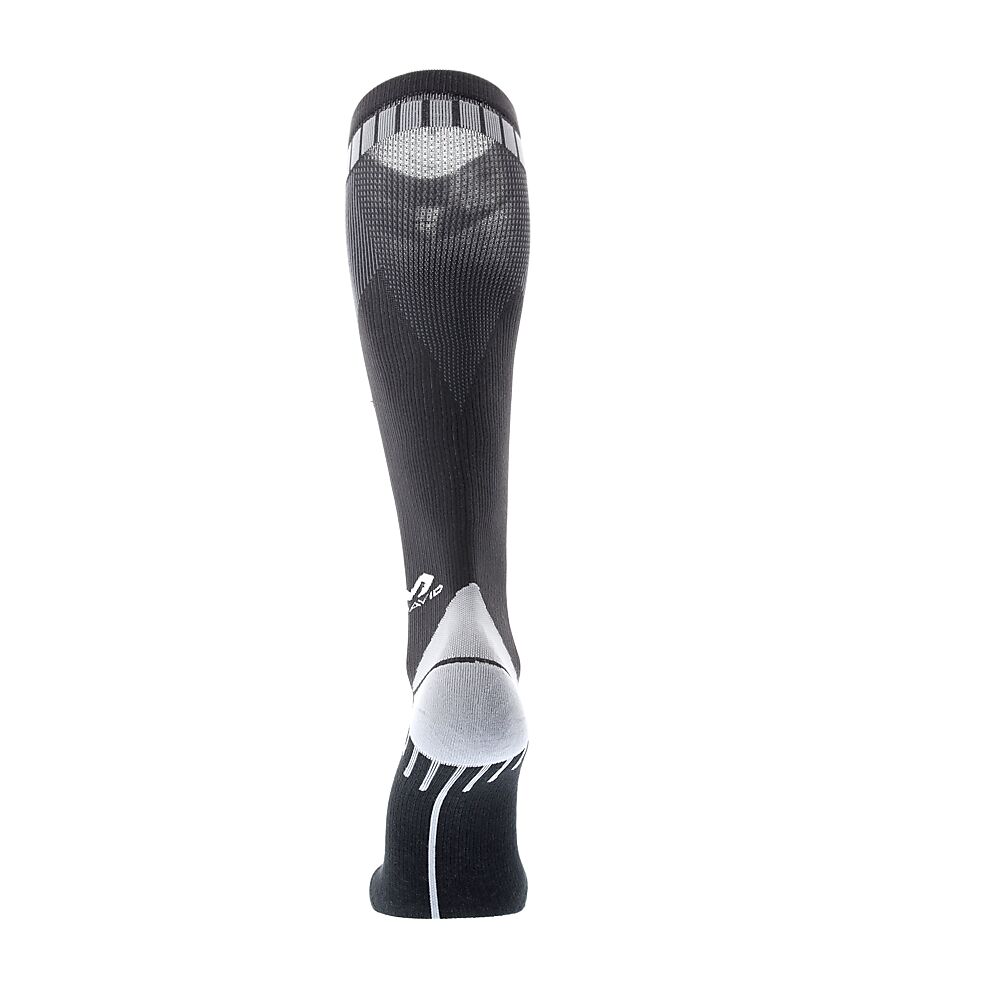8842R-BKSG_ACTIVE Elite Compression Socks_Black Silver Grey_Back.png