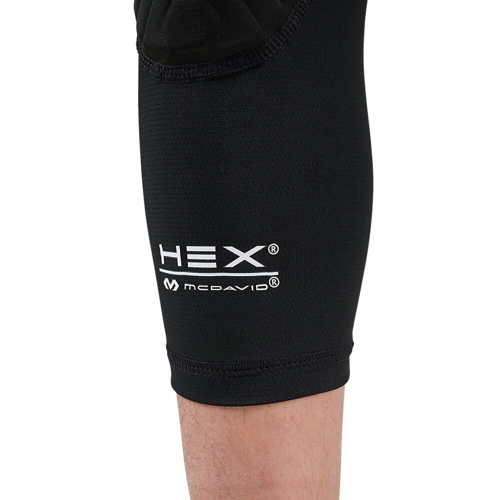 22460R-BKGR_HEX Viz Knee Sleeve Pair Yth Black-Grey_Detail 2.png