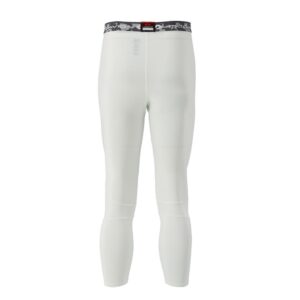 10020R-WH_Compression 3-4 Tight With Dual Layer Knee Support White_Back.png