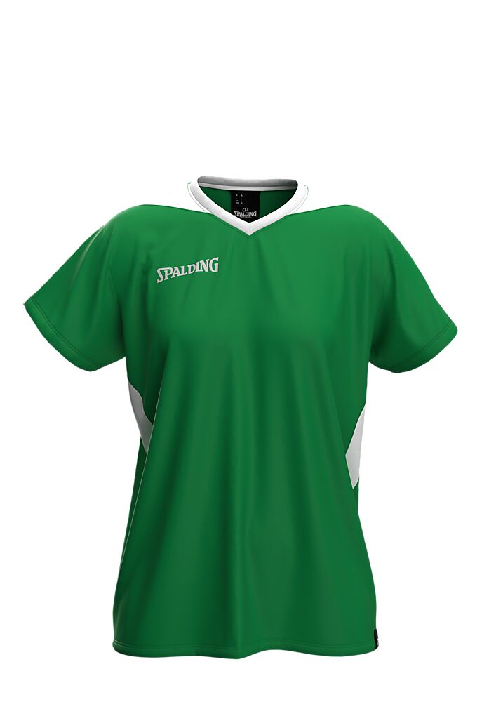 SP25014110-GNWH_Motion Shirt Women Green-White_Front.png