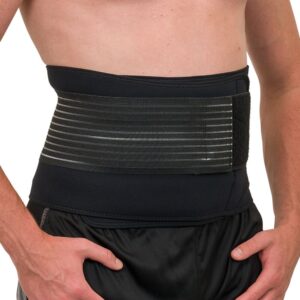 30890R-BK_Back Support w Hot-Cold Pack Black_Front.png