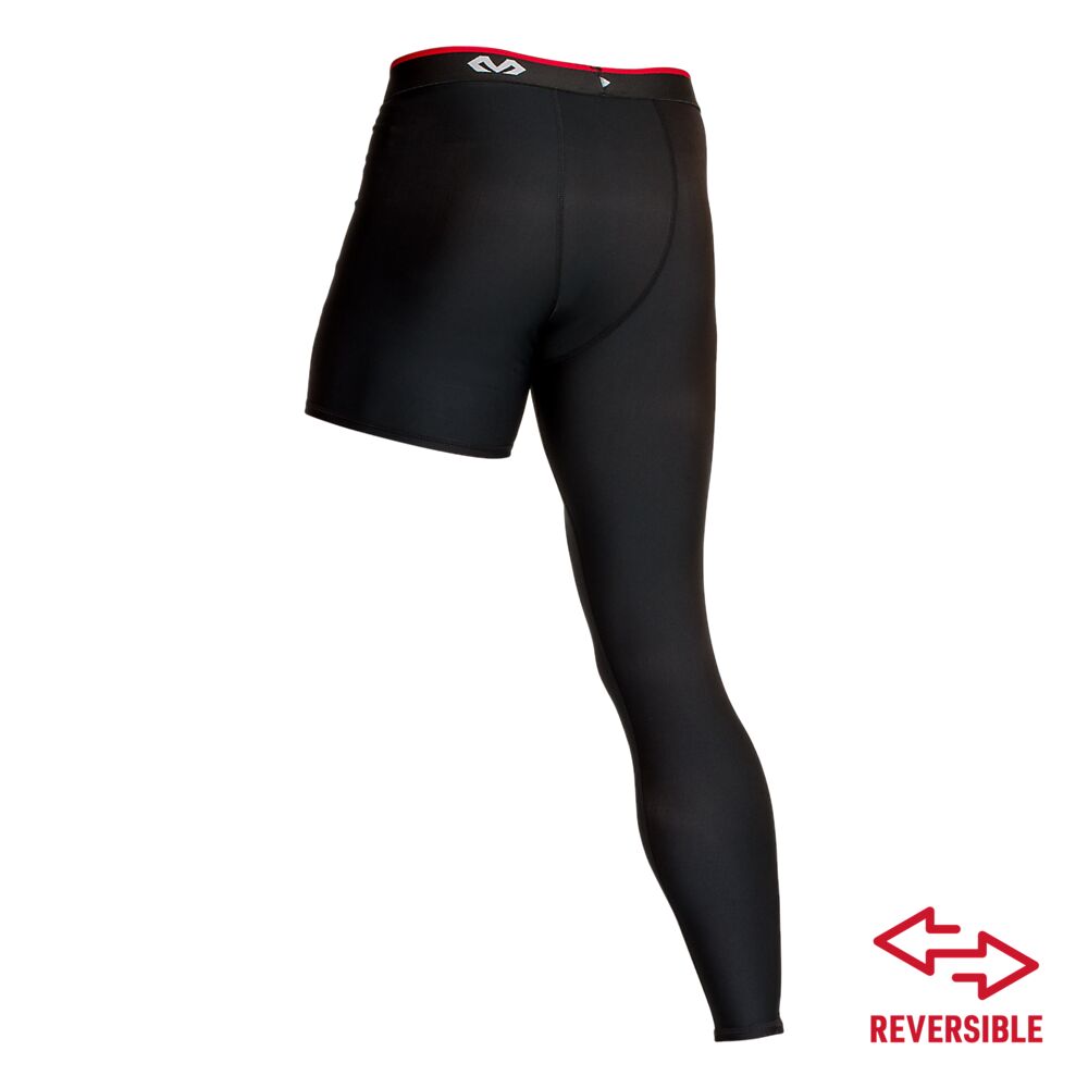 10700R-BK_One Legged 3:4 Compression Tight Black_Back.png