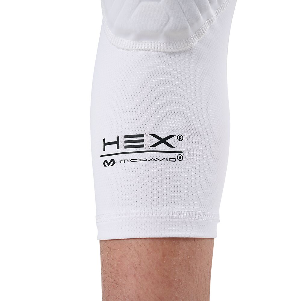 22460R-WHGR_HEX Viz Knee Sleeve Pair Yth White-Grey_Detail 2.png