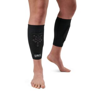 22140R-BKGR_HEX Viz knee-Elbow Pad Pair Black-Grey_onBody 1.png