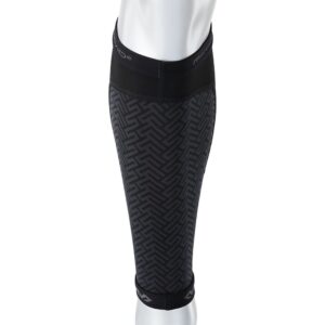 X609R-BK_X-Fitness Dual Layer Compression Knee Sleeves Black_Back.png