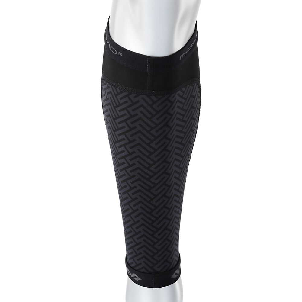 X609R-BK_X-Fitness Dual Layer Compression Knee Sleeves Black_Back.png