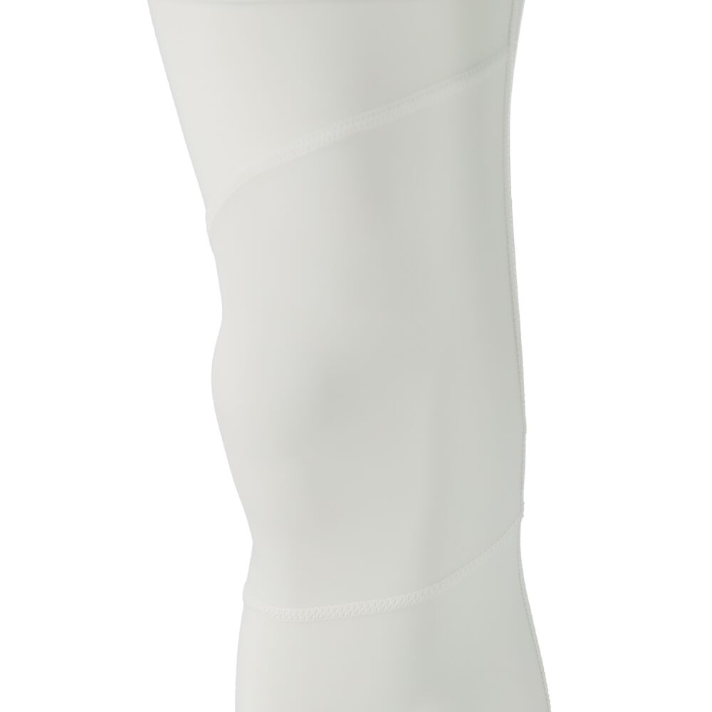 10020R-WH_Compression 3-4 Tight With Dual Layer Knee Support White_Detail 2.png