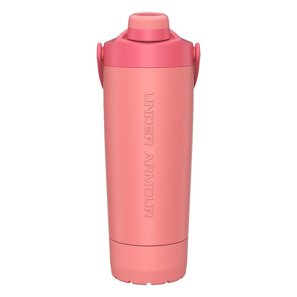 UA71470-20338_UA 30oz Flip Speed Stainless Steel Bottle Posh Pink-Bittersweet Pink_Front.png