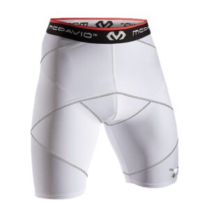 8200R-WH_Cross Compression Shorts With Hip Spica White_Main.png