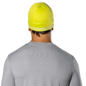 10400N-40044_HyperNight Reflective Beanie Hi Vis Yellow-Geo Print_onBody 4.png