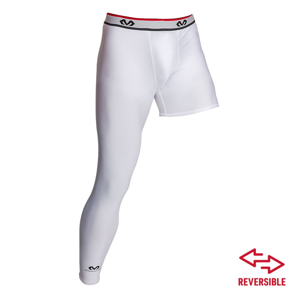 10700R-WH_One Legged 3:4 Compression Tight White_Front.png