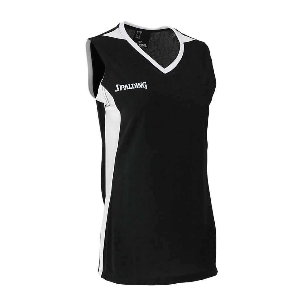 SP25015110-BKWH_Motion Sleeveless Shirt Women Black-White_Side.png