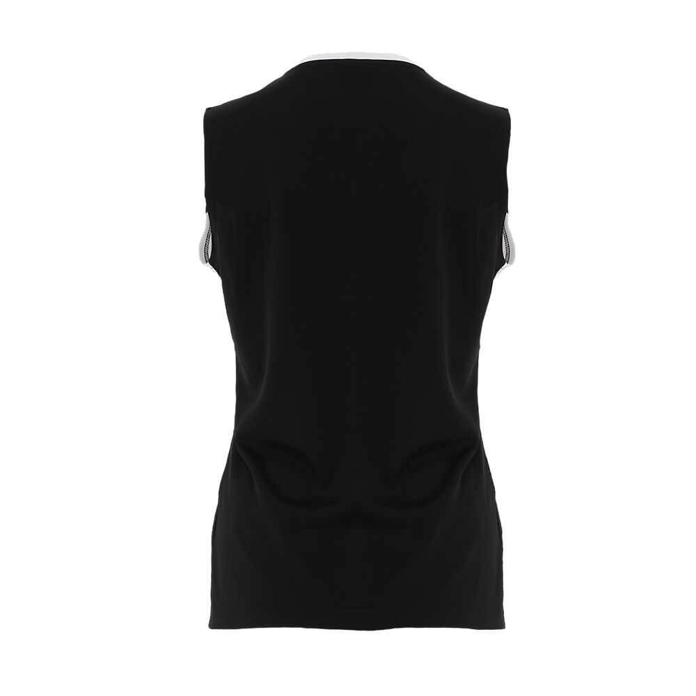 SP25015110-BKWH_Motion Sleeveless Shirt Women Black-White_Back.png