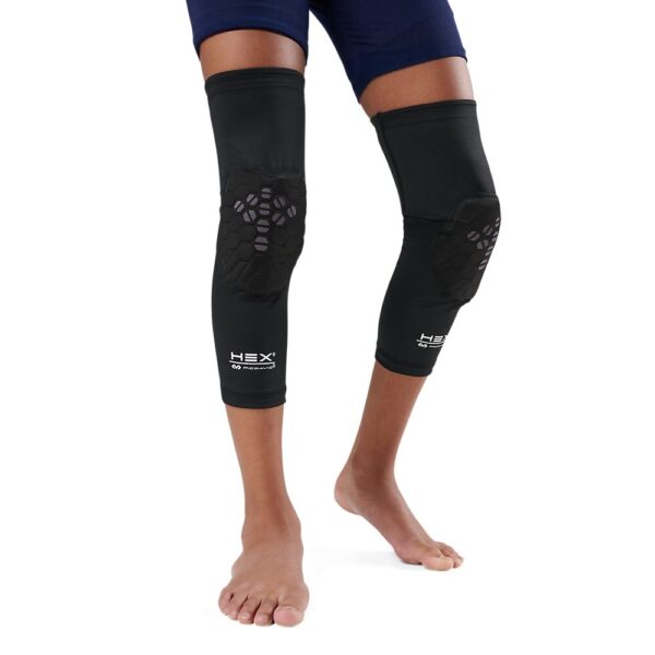 22460R-BKGR_HEX Viz Knee Sleeve Pair Yth Black-Grey_Main.png