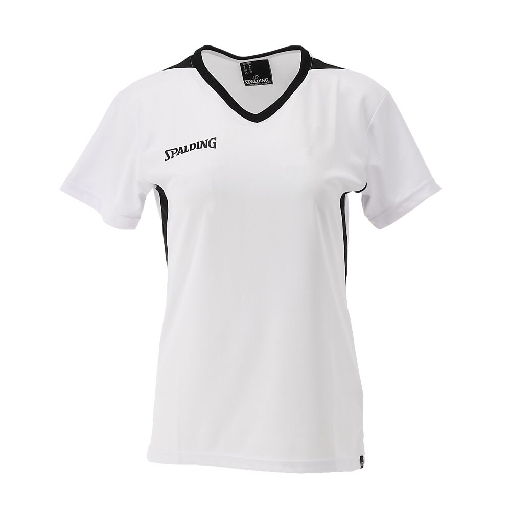 SP25014110-WHBK_Motion Shirt Women White-Black_Front.png