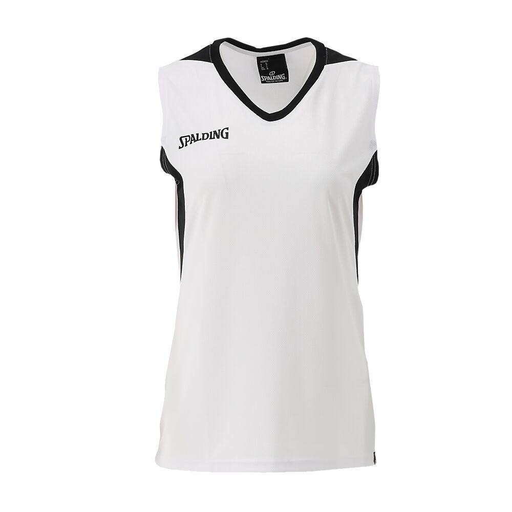 SP25015110-WHBK_Motion Sleeveless Shirt Women White-Black_Front.png