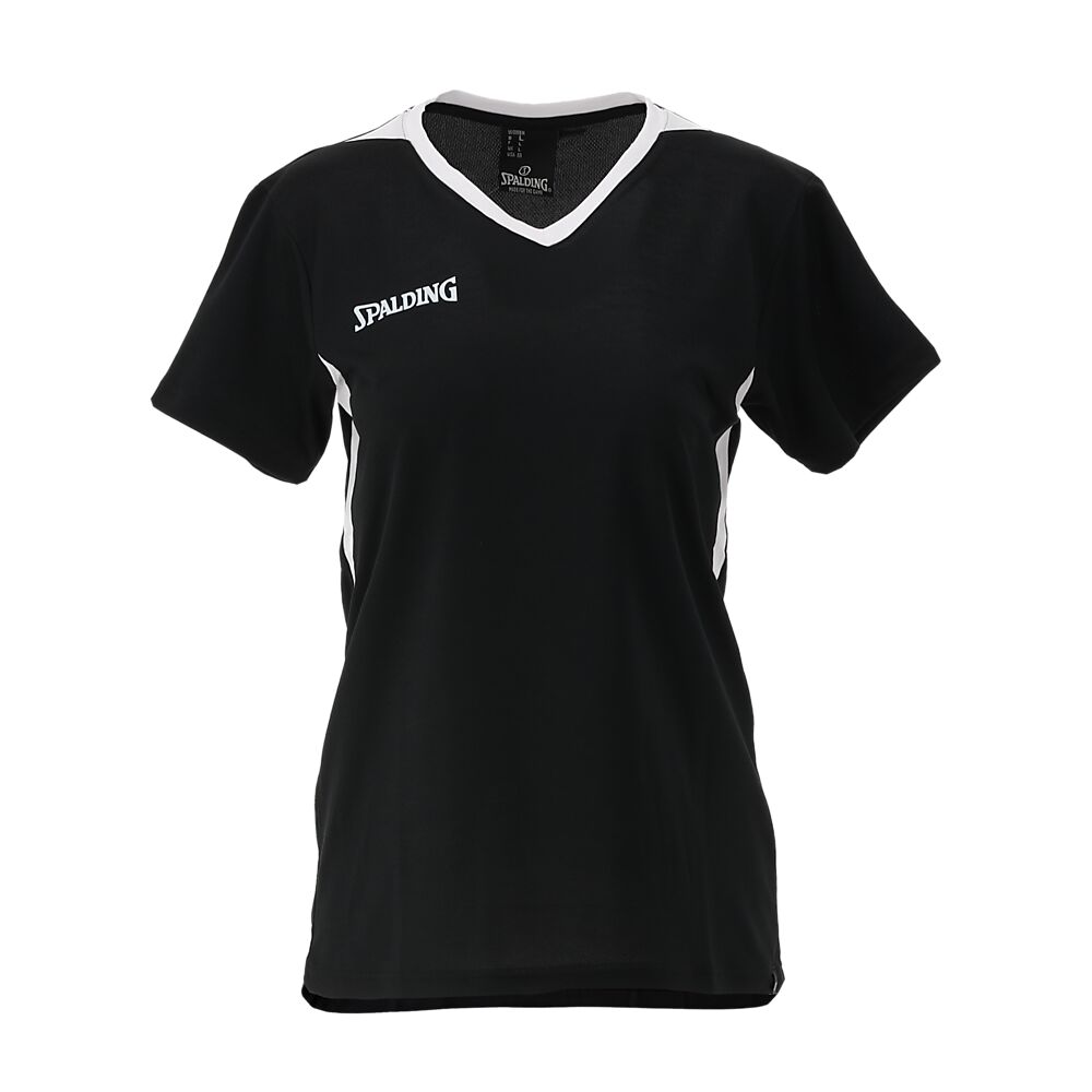 SP25014110-BKWH_Motion Shirt Women Black-White_Front.png