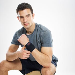 513R-BK_Wrist Sleeve Adjustable elastic Black_Lifestyle3.png
